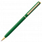 Ручка шариковая Hotel Gold, ver.2, зеленая с логотипом в Самаре заказать по выгодной цене в кибермаркете AvroraStore