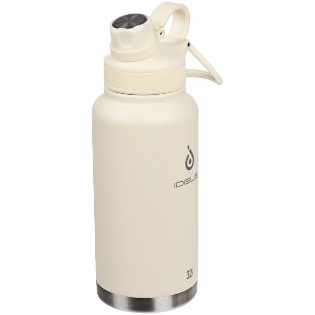 Термобутылка Fujisan XL, белая с логотипом в Самаре заказать по выгодной цене в кибермаркете AvroraStore