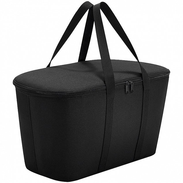 Термосумка Coolerbag, черная с логотипом в Самаре заказать по выгодной цене в кибермаркете AvroraStore