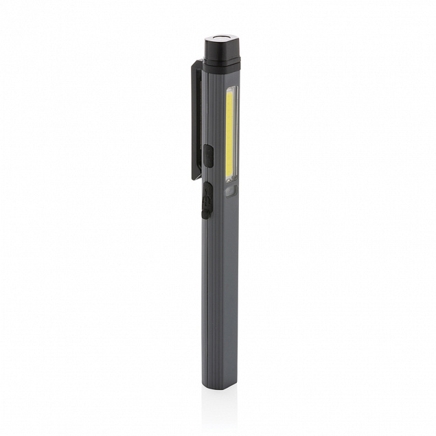Фонарь-ручка Gear X из переработанного пластика RCS, COB и LED с логотипом в Самаре заказать по выгодной цене в кибермаркете AvroraStore