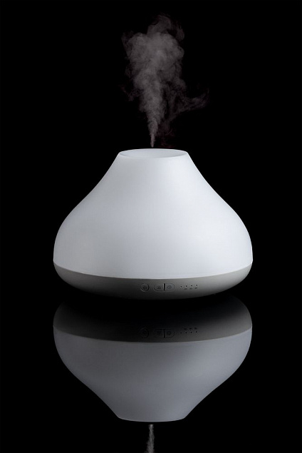 Увлажнитель-ароматизатор воздуха с подсветкой H7, белый с логотипом в Самаре заказать по выгодной цене в кибермаркете AvroraStore