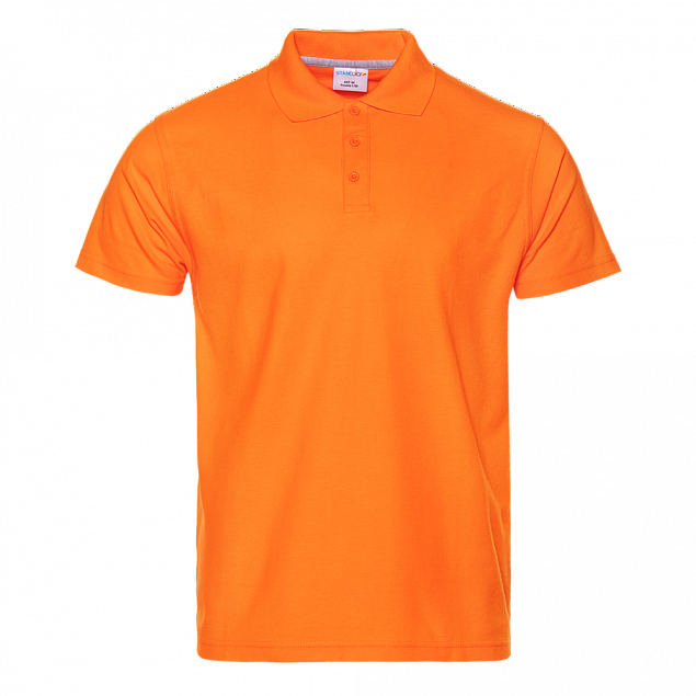 Рубашка поло Рубашка мужская 04 Оранжевый с логотипом в Самаре заказать по выгодной цене в кибермаркете AvroraStore