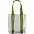 Шоппер Clear Fest, прозрачный серый с зелеными ручками с логотипом в Самаре заказать по выгодной цене в кибермаркете AvroraStore
