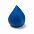 Каплевидный антистресс DONA, Королевский синий с логотипом в Самаре заказать по выгодной цене в кибермаркете AvroraStore