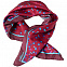 Платок Tourbillon Silk, бордовый с логотипом в Самаре заказать по выгодной цене в кибермаркете AvroraStore