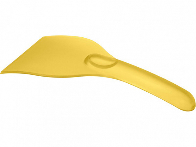 Скребок для льда Chilly 2.0 из переработанного ПЭТ, желтый с логотипом в Самаре заказать по выгодной цене в кибермаркете AvroraStore