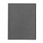 Бизнес-блокнот BIGGY, B5 формат, серый, серый форзац, мягкая обложка, в клетку с логотипом в Самаре заказать по выгодной цене в кибермаркете AvroraStore