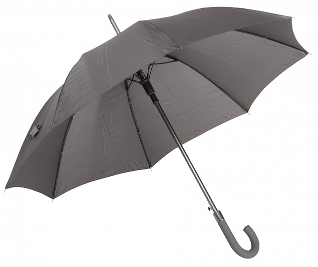 Зонт автоматический JUBILEE, серый с логотипом в Самаре заказать по выгодной цене в кибермаркете AvroraStore
