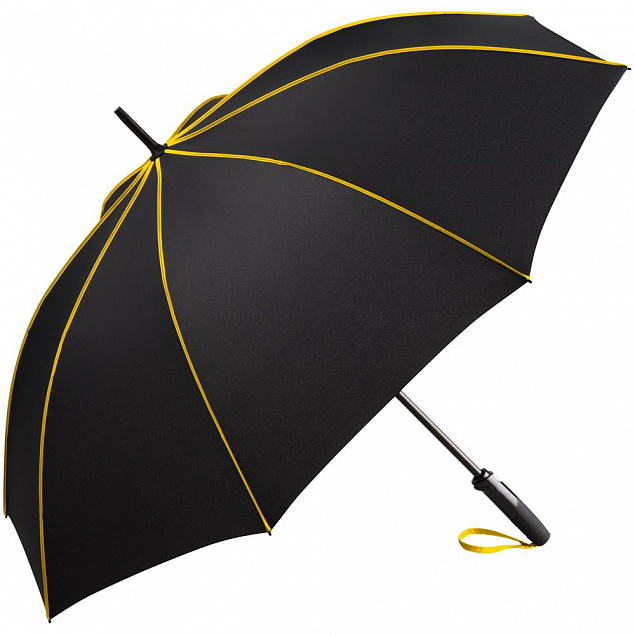 Зонт-трость Seam, желтый с логотипом в Самаре заказать по выгодной цене в кибермаркете AvroraStore