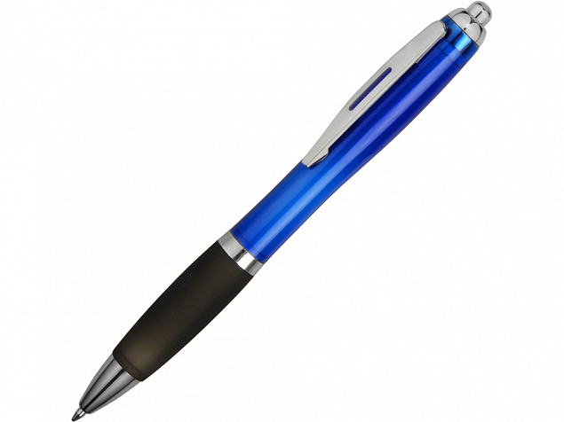 Ручка шариковая Nash, синий, черные чернила с логотипом в Самаре заказать по выгодной цене в кибермаркете AvroraStore