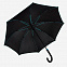 Зонт-трость BACK TO BLACK, пластиковая ручка, полуавтомат с логотипом в Самаре заказать по выгодной цене в кибермаркете AvroraStore