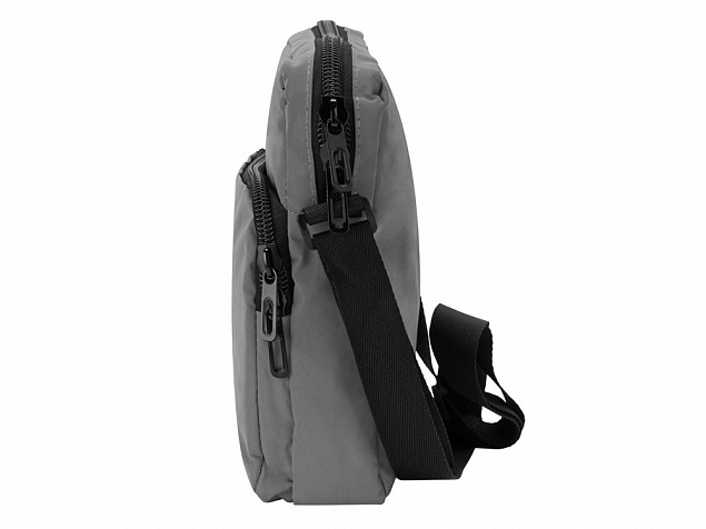 Светоотражающая сумка через плечо «Reflector» с логотипом в Самаре заказать по выгодной цене в кибермаркете AvroraStore