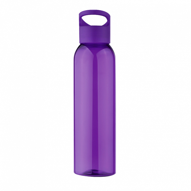 Бутылка пластиковая для воды Sportes, фиолетовая с логотипом в Самаре заказать по выгодной цене в кибермаркете AvroraStore