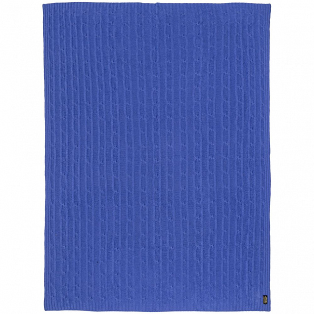 Плед Auray, ярко-синий с логотипом в Самаре заказать по выгодной цене в кибермаркете AvroraStore