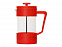 Пластиковый френч-пресс Intense, 600мл, красный с логотипом в Самаре заказать по выгодной цене в кибермаркете AvroraStore