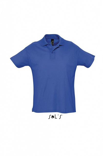 Джемпер (рубашка-поло) SUMMER II мужская,Ярко-синий L с логотипом в Самаре заказать по выгодной цене в кибермаркете AvroraStore