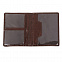 Чехол для документов Classic, коричневый с логотипом в Самаре заказать по выгодной цене в кибермаркете AvroraStore