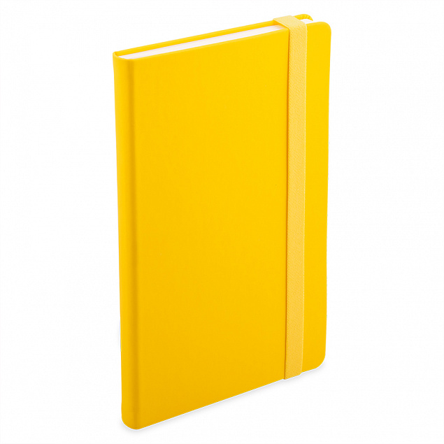 Бизнес-блокнот А5 FLIPPY, желтый, твердая обложка, в линейку с логотипом в Самаре заказать по выгодной цене в кибермаркете AvroraStore