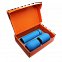 Набор Hot Box C2 (софт-тач) G, голубой с логотипом в Самаре заказать по выгодной цене в кибермаркете AvroraStore