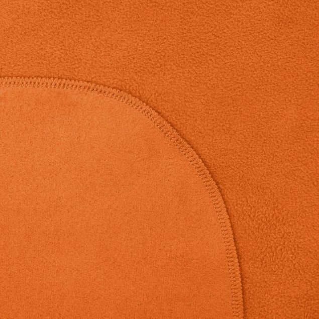 Флисовый плед Warm&Peace XL, оранжевый с логотипом в Самаре заказать по выгодной цене в кибермаркете AvroraStore