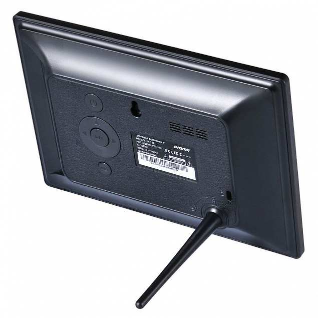 Цифровая фоторамка Digma PF-733, черная с логотипом в Самаре заказать по выгодной цене в кибермаркете AvroraStore