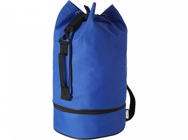 Idaho, спортивная сумка из переработанного PET-пластика, синий с логотипом в Самаре заказать по выгодной цене в кибермаркете AvroraStore
