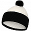 Шапка Snappy, белая с черным с логотипом в Самаре заказать по выгодной цене в кибермаркете AvroraStore