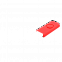 Корпус для флешки Designer Красный с логотипом в Самаре заказать по выгодной цене в кибермаркете AvroraStore