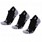 Набор из 3 пар спортивных женских носков Monterno Sport, черный с логотипом в Самаре заказать по выгодной цене в кибермаркете AvroraStore