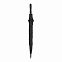 Зонт-трость Bora, черный с логотипом в Самаре заказать по выгодной цене в кибермаркете AvroraStore