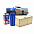 Подарочный набор Джей, (синий матовый) с логотипом в Самаре заказать по выгодной цене в кибермаркете AvroraStore