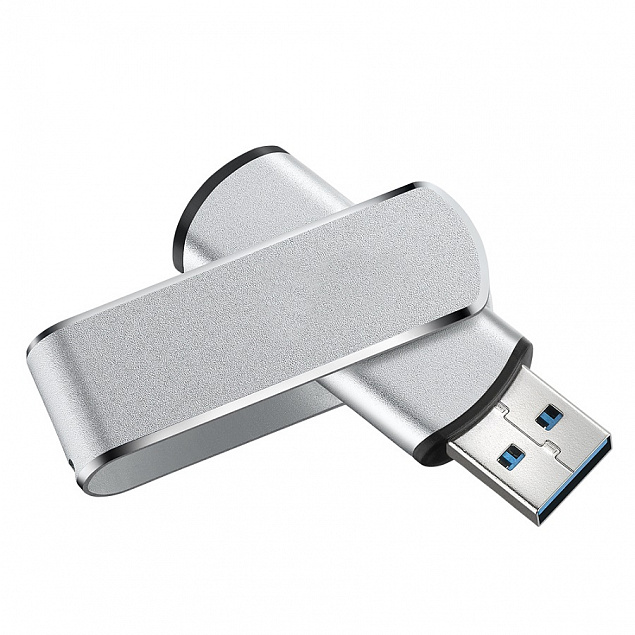 USB flash-карта 32Гб, алюминий, USB 3.0 с логотипом в Самаре заказать по выгодной цене в кибермаркете AvroraStore