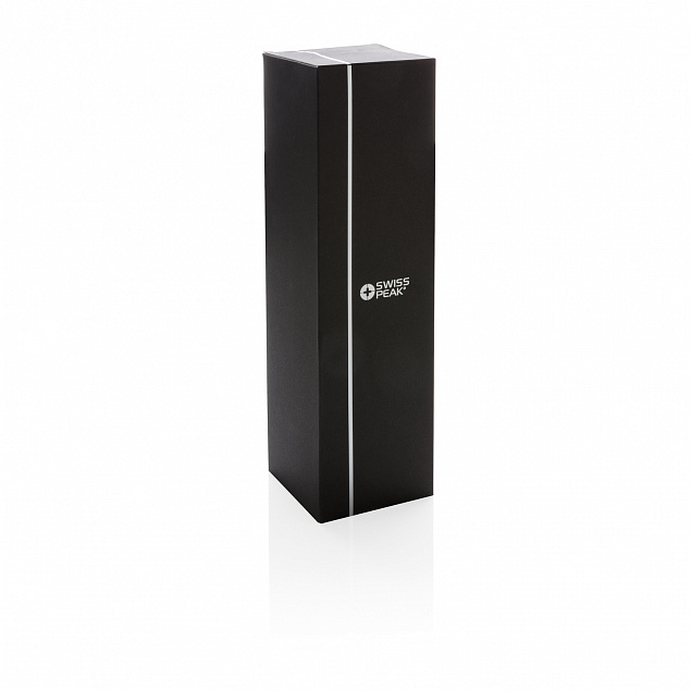 Вакуумный термос Elite с внутренним медным покрытием, 1 л, черный с логотипом в Самаре заказать по выгодной цене в кибермаркете AvroraStore