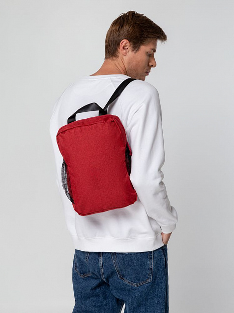 Рюкзак Packmate Sides, красный с логотипом в Самаре заказать по выгодной цене в кибермаркете AvroraStore