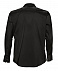Рубашка мужская с длинным рукавом Brighton, черная с логотипом в Самаре заказать по выгодной цене в кибермаркете AvroraStore