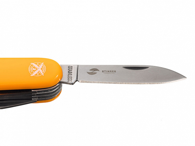 Нож перочинный, 89 мм, 15 функций с логотипом в Самаре заказать по выгодной цене в кибермаркете AvroraStore
