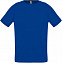 Футболка унисекс SPORTY 140, ярко-синяя с логотипом в Самаре заказать по выгодной цене в кибермаркете AvroraStore