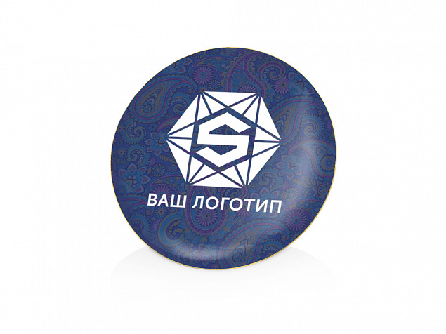 Значок металлический «Круг» с логотипом в Самаре заказать по выгодной цене в кибермаркете AvroraStore