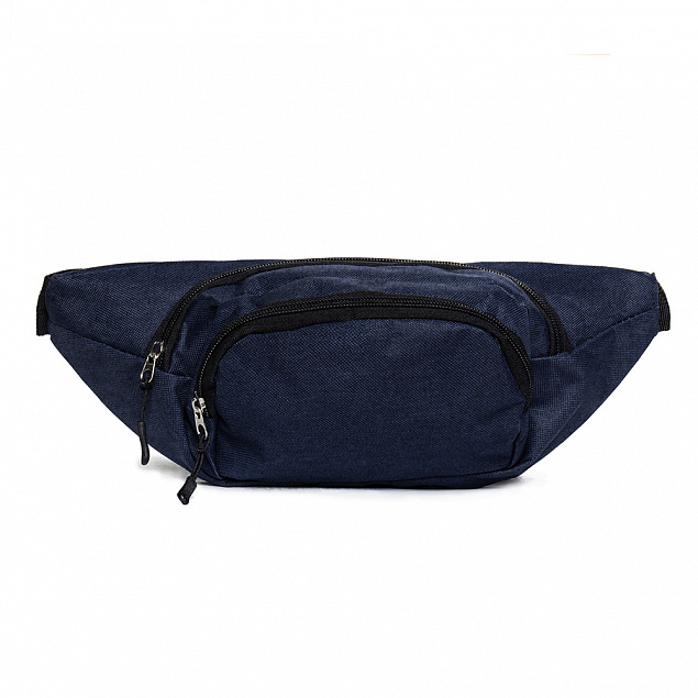 Рюкзаки и сумки Сумка поясная STAN таффета 168D, 125 Тёмно-синий меланж с логотипом в Самаре заказать по выгодной цене в кибермаркете AvroraStore