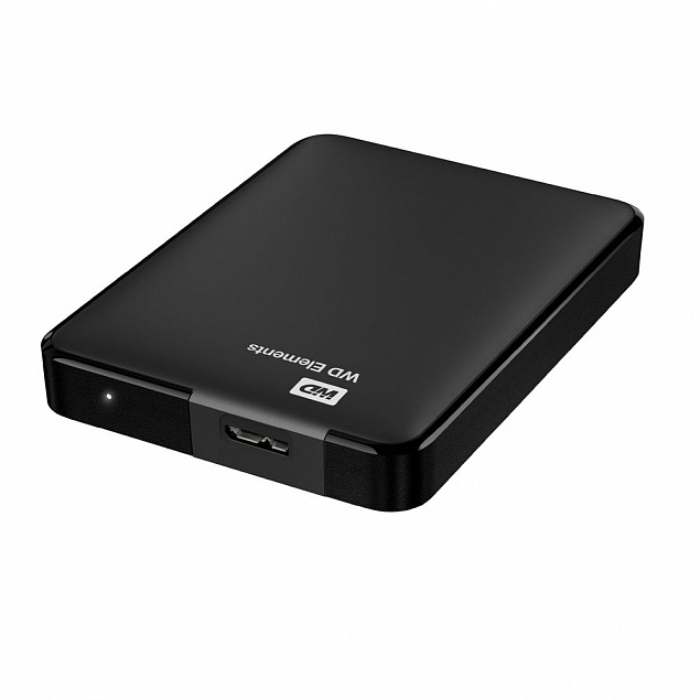 Внешний диск WD Elements, USB 3.0, 1Тб, черный с логотипом в Самаре заказать по выгодной цене в кибермаркете AvroraStore