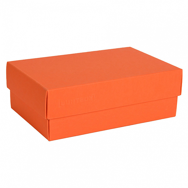 Коробка картонная, "COLOR" 11,5*6*17 см; оранжевый с логотипом в Самаре заказать по выгодной цене в кибермаркете AvroraStore