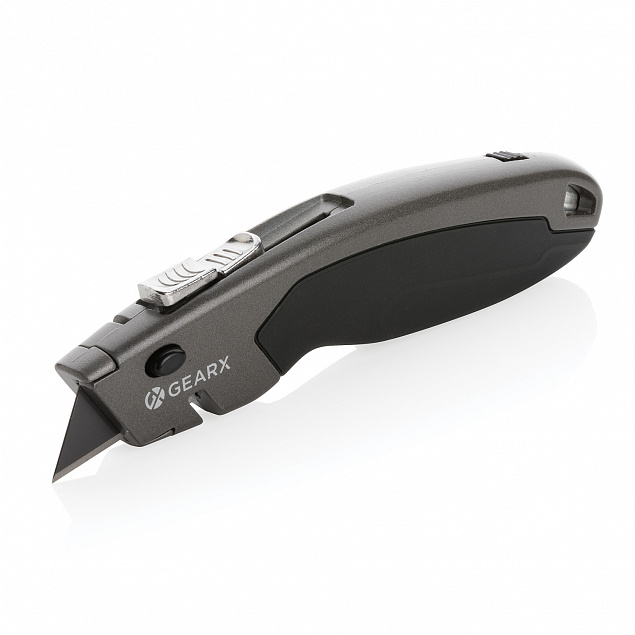 Сверхпрочный строительный нож Gear X с логотипом в Самаре заказать по выгодной цене в кибермаркете AvroraStore