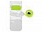 Влагостойкий чехол Mambo, зеленый/прозрачный с логотипом в Самаре заказать по выгодной цене в кибермаркете AvroraStore