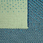 Плед Dreamshades, синий с зеленым с логотипом в Самаре заказать по выгодной цене в кибермаркете AvroraStore