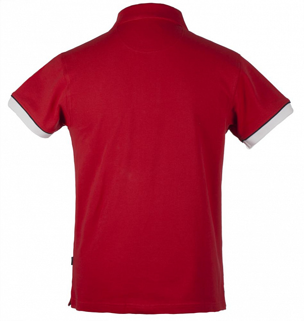 Рубашка поло мужская ANDERSON, красная с логотипом в Самаре заказать по выгодной цене в кибермаркете AvroraStore