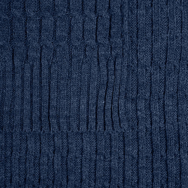 Плед Slumberland, синий (джинс) с логотипом в Самаре заказать по выгодной цене в кибермаркете AvroraStore