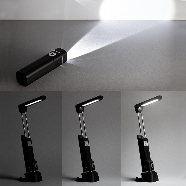 Складная лампа-фонарь "Smart LED" с логотипом в Самаре заказать по выгодной цене в кибермаркете AvroraStore