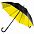 Зонт-трость Downtown, черный с серым с логотипом в Самаре заказать по выгодной цене в кибермаркете AvroraStore