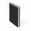 Ежедневник недатированный Campbell, А5,  черный, белый блок с логотипом в Самаре заказать по выгодной цене в кибермаркете AvroraStore