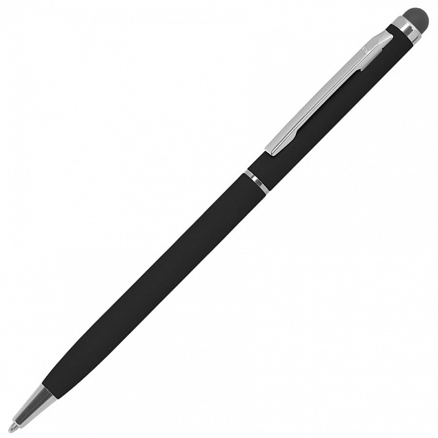Ручка шариковая со стилусом TOUCHWRITER SOFT, покрытие soft touch с логотипом в Самаре заказать по выгодной цене в кибермаркете AvroraStore